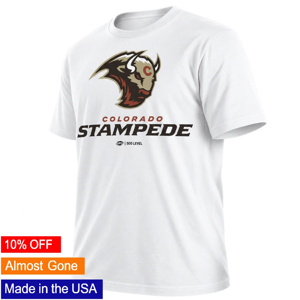 Colorado Stampede UFL 500 Level Tee