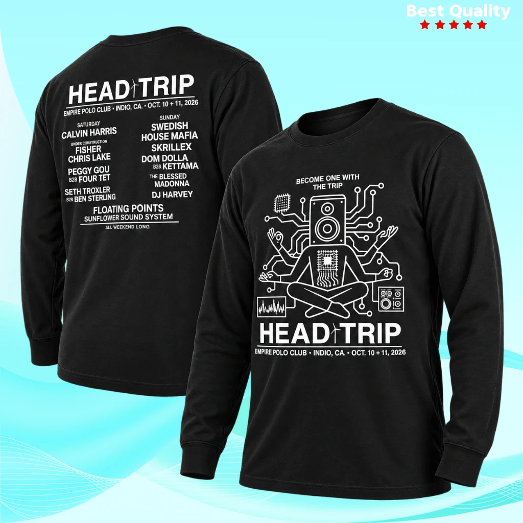 Head Trip Festival 2026 One With The Trip Line Up T-Shirt