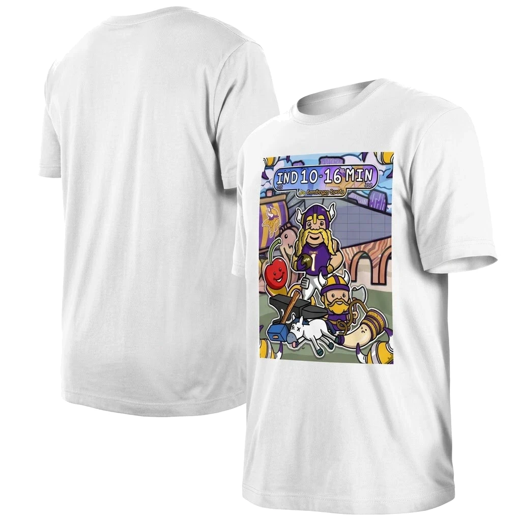 Minnesota Vikings vs Indianapolis Colts 16-10 CornDoggy Sports Poster Shirt