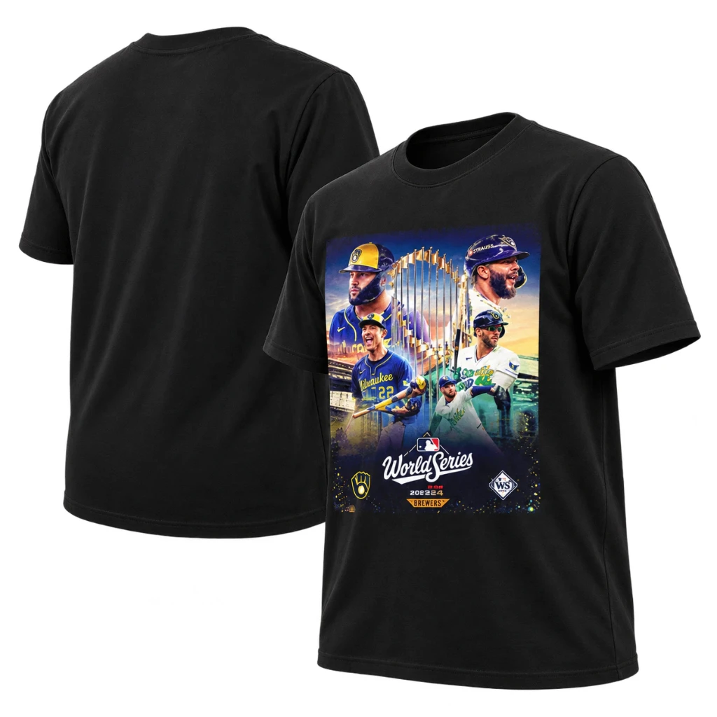 MLB World Series 2026 Brewers vs Rays Unisex Tee