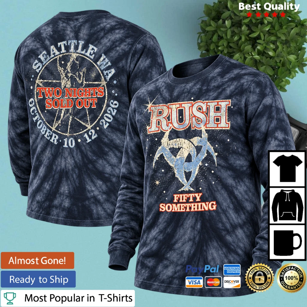 Rush Seattle Pop Up Shop Fifty Something Tie Dye Long Sleeve Shirt