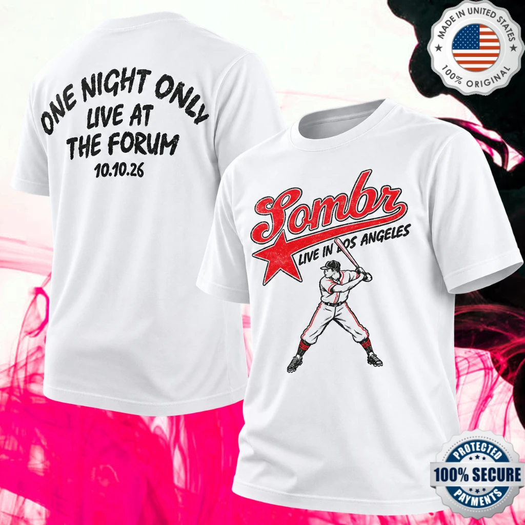 Sombr Los Angeles One Night Only Event T-Shirt